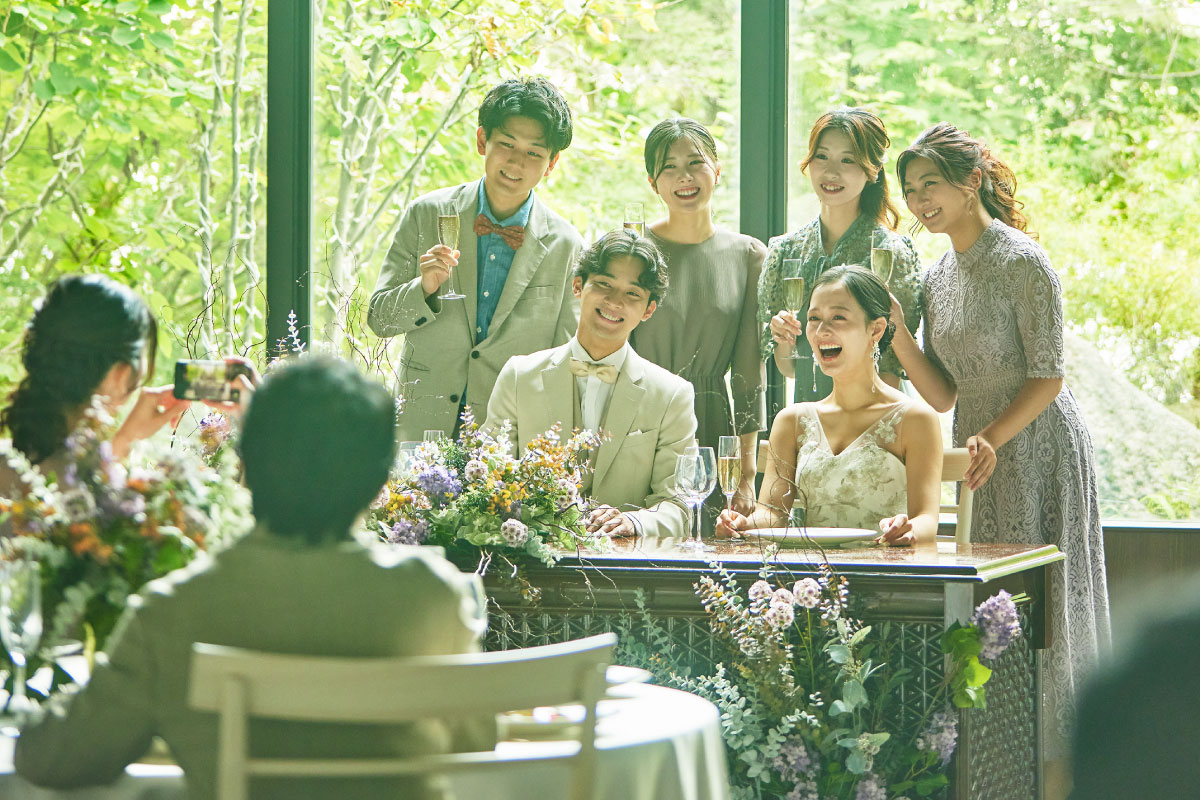 【5,000円ギフト券付】ゲスト人気Menu試食＆緑臨む会場見学ツアー